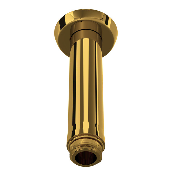4" Ceiling Mount Shower Arm - Unlacquered Brass | Model Number: U.5888ULB