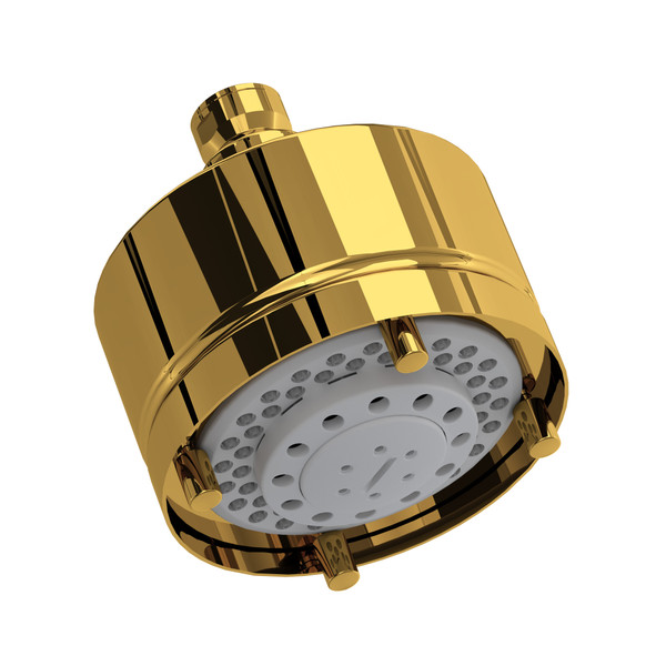 4" 5-Function Showerhead - Unlacquered Brass | Model Number: 1080/8ULB