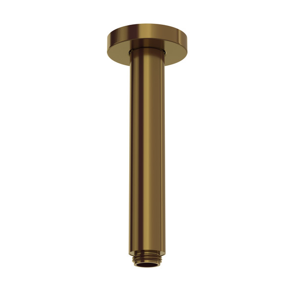 7 Inch Reach Ceiling Mount Shower Arm - French Brass | Model Number: 70327SAFB - Product Knockout