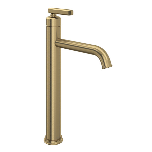 Apothecary Single Handle Tall Bathroom Faucet with Lever Handle - Antique Gold | Model Number: AP02D1LMAG - Product Knockout