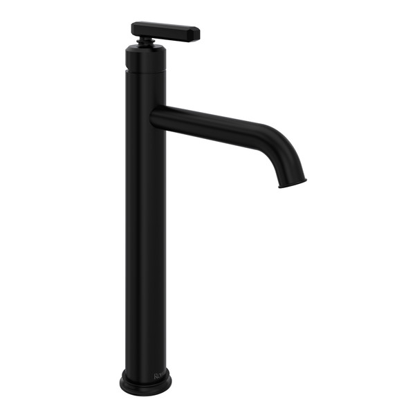 Apothecary Single Handle Tall Bathroom Faucet with Lever Handle - Matte Black | Model Number: AP02D1LMMB - Product Knockout