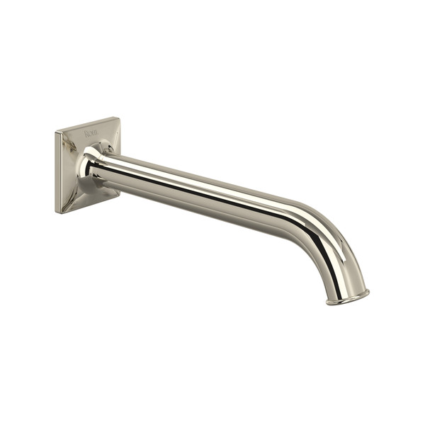 Apothecary Wall Mount Tub Spout - Polished Nickel | Model Number: AP16W1PN - Product Knockout