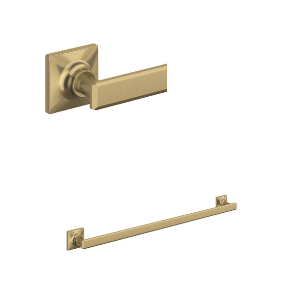 Apothecary 24 Inch Towel Bar - Antique Gold | Model Number: AP25WTB24AG - Product Knockout