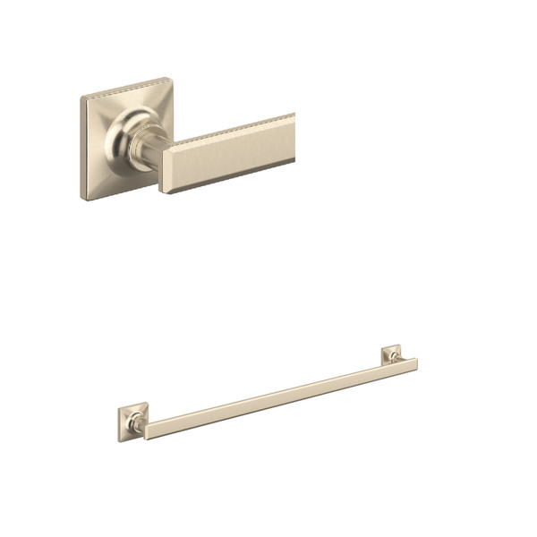 Apothecary 24 Inch Towel Bar - Satin Nickel | Model Number: AP25WTB24STN - Product Knockout