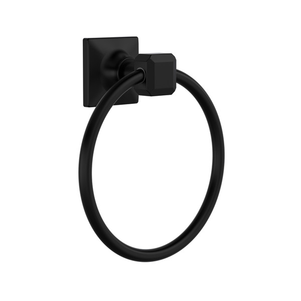 Apothecary™ Towel Ring - Matte Black | Model Number: AP25WTRMB