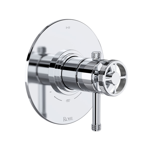 Campo 1/2 Inch Thermostatic & Pressure Balance Trim with 3 Functions (Shared) with Lever Handle - Polished Chrome | Model Number: TCP23W1ILAPC - Product Knockout