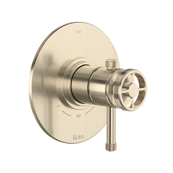 Campo 1/2 Inch Thermostatic & Pressure Balance Trim with 3 Functions (Shared) with Lever Handle - Satin Nickel | Model Number: TCP23W1ILSTN - Product Knockout