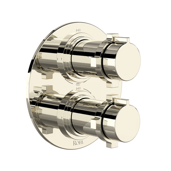 Lombardia® 3/4" Therm & Pressure Balance Trim With 6 Functions - Polished Nickel | Model Number: TLB46W1XMPN