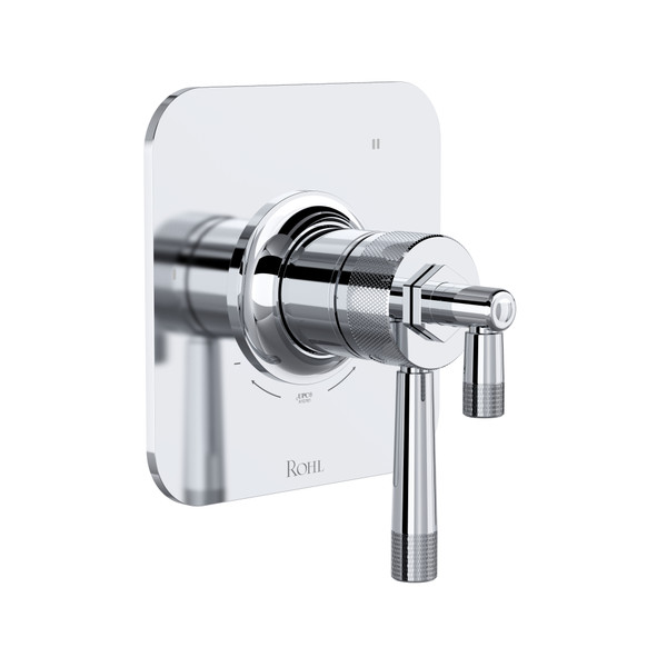 Graceline 1/2 Inch Thermostatic & Pressure Balance Trim with 3 Functions (No Share) with Lever Handle - Polished Chrome | Model Number: TMB47W1LMAPC - Product Knockout