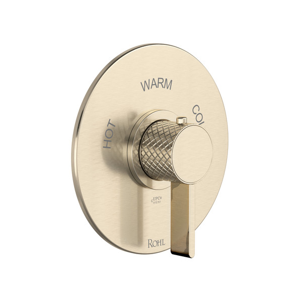 Tenerife™ 3/4" Thermostatic Trim Without Volume Control - Satin Nickel | Model Number: TTE13W1LMSTN