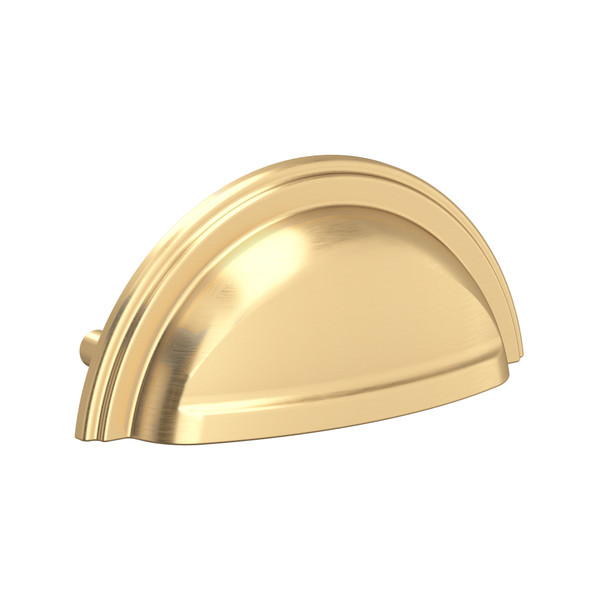 Shell Drawer Pull Handle - Satin English Gold | Model Number: U.6055SEG - Product Knockout