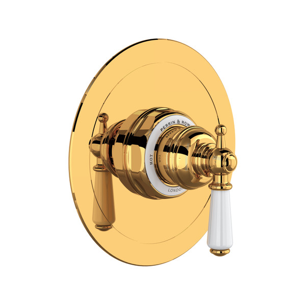 Edwardian 1/2 Inch Pressure Balance Trim with Lever Handle - English Gold | Model Number: U.TEW51W1L-EG - Product Knockout