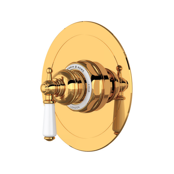 Edwardian™ 1/2" Pressure Balance Trim - English Gold | Model Number: U.TEW51W1L-EG