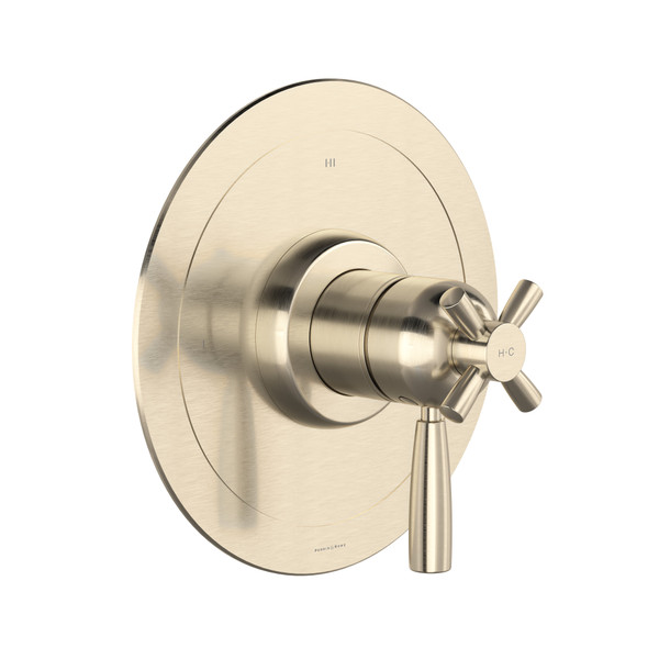 Holborn™ 1/2" Therm & Pressure Balance Trim With 3 Functions - Satin Nickel | Model Number: U.THB23W1LS-STN