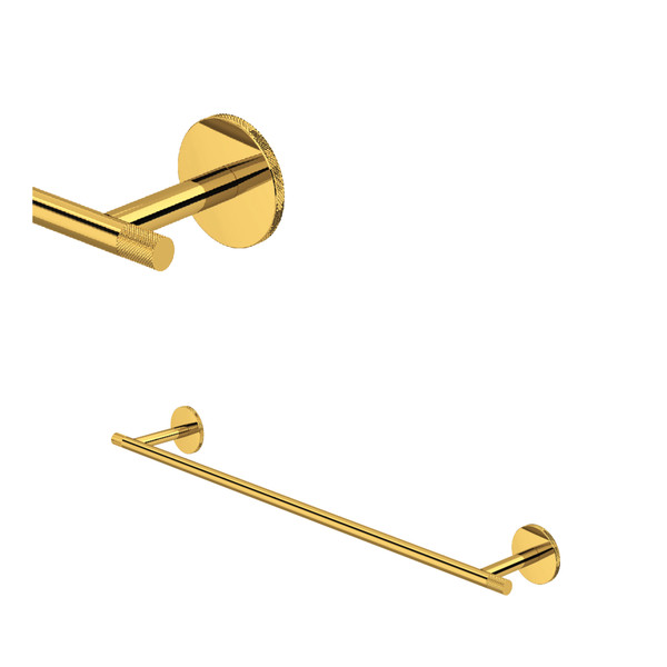 Amahle™ 24" Towel Bar - Unlacquered Brass | Model Number: AM25WTB24ULB
