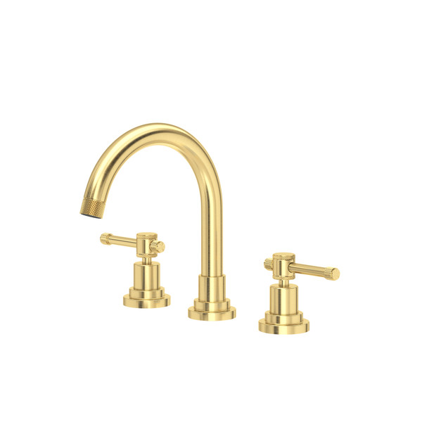DISCONTINUED Campo™ Widespread Lavatory Faucet With C-Spout - Satin Unlacquered Brass | Model Number: CP08D3ILSUB