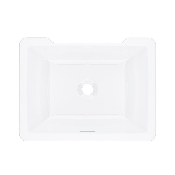 Eirene 20" x 15" Undermount Rectangular Bathroom Sink - White | Model Number: ERUB2015RTWH