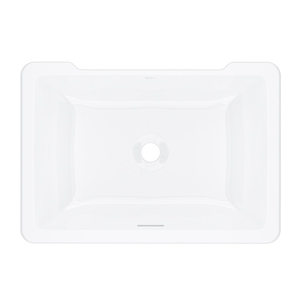 Eirene 22" x 16" Undermount Rectangular Bathroom Sink - White | Model Number: ERUB2216RTWH