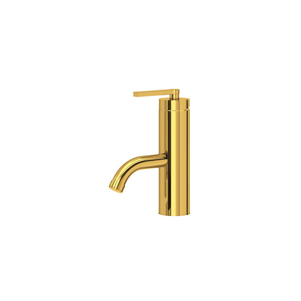 Lombardia Single Handle Bathroom Faucet - Unlacquered Brass | Model Number: LB01D1LMULB - Product Knockout