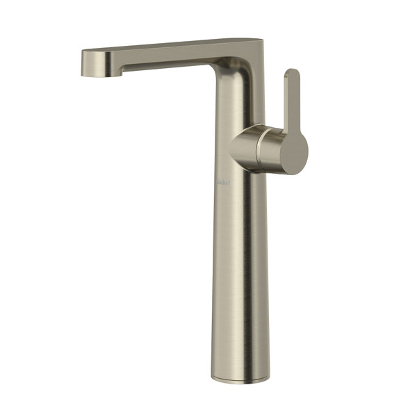 Nibi Single Handle Tall Bathroom Faucet - Brushed Nickel | Model Number: NBL01BN - Product Knockout