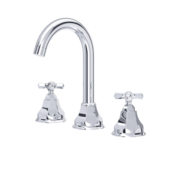 Palladian® Widespread Lavatory Faucet With C-Spout - Polished Chrome | Model Number: PN08D3XMAPC