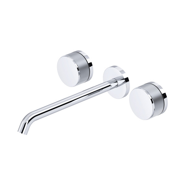 Amahle Wall Mount Tub Filler Trim With C-Spout - Polished Chrome | Model Number: TAM06W3IWAPC - Product Knockout