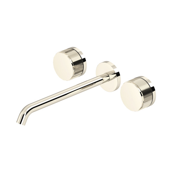 Amahle™ Wall Mount Tub Filler Trim With C-Spout - Polished Nickel | Model Number: TAM06W3IWPN