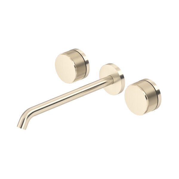 Amahle Wall Mount Tub Filler Trim With C-Spout - Satin Nickel | Model Number: TAM06W3IWSTN - Product Knockout