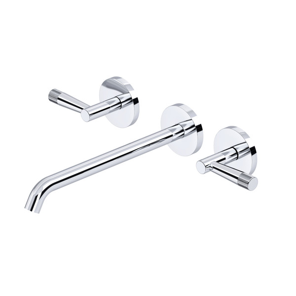 Amahle™ Wall Mount Tub Filler Trim With C-Spout - Polished Chrome | Model Number: TAM06W3LMAPC
