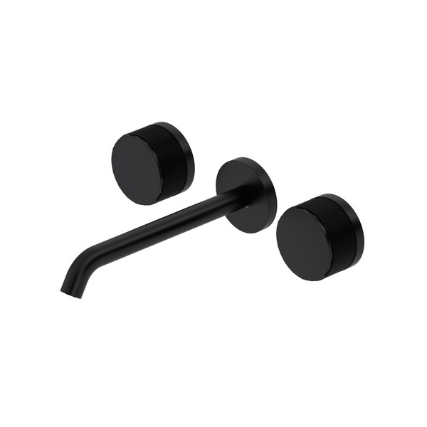 Amahle™ Wall Mount Lavatory Faucet Trim - Matte Black | Model Number: TAM08W3IWMB