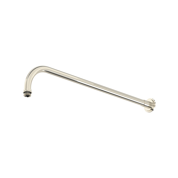 20" Reach Wall Mount Shower Arm - Polished Nickel | Model Number: U.20AR27SAPN - Product Knockout