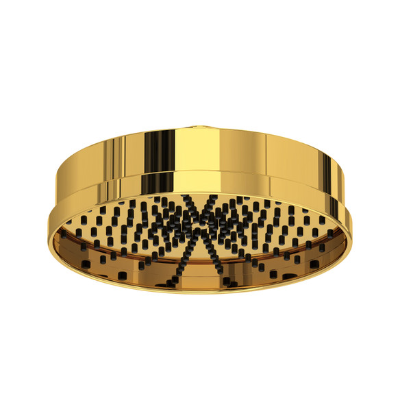 8" Rain Showerhead - Unlacquered Brass | Model Number: U.80126RS1ULB