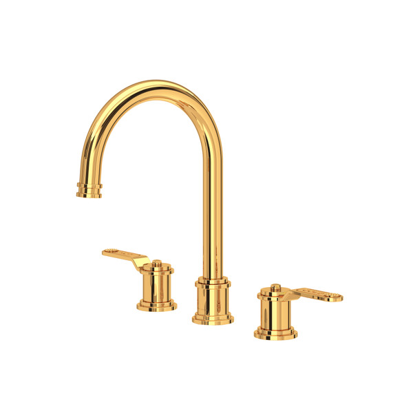 Armstrong™ Widespread Lavatory Faucet With C-Spout - English Gold | Model Number: U.AR08D3HTEG