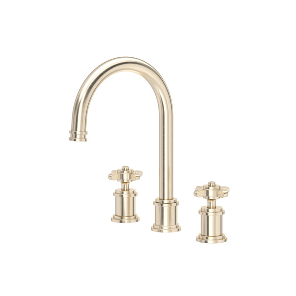 Armstrong™ Widespread Lavatory Faucet With C-Spout - Satin Nickel | Model Number: U.AR08D3XMSTN