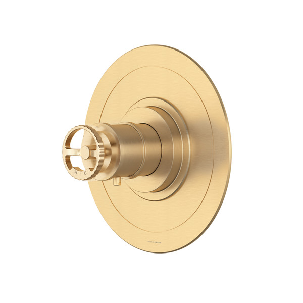 Armstrong™ 3/4" Thermostatic Trim Without Volume Control - Satin English Gold | Model Number: U.TAR13W1IWSEG