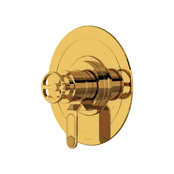 Armstrong 1/2" Thermostatic & Pressure Balance Trim With 5 Functions - Unlacquered Brass | Model Number: U.TAR45W1IWULB - Product Knockout