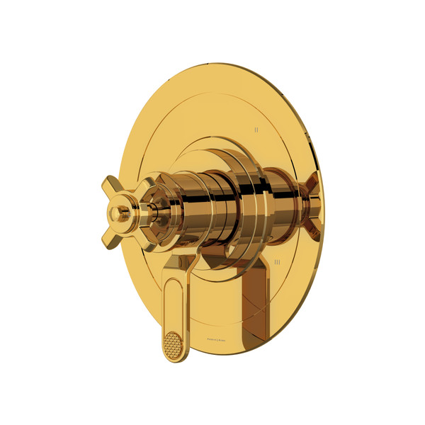 Armstrong 1/2" Thermostatic & Pressure Balance Trim With 5 Functions - Unlacquered Brass | Model Number: U.TAR45W1XMULB - Product Knockout
