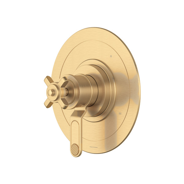 Armstrong™ 1/2" Therm & Pressure Balance Trim With 3 Functions - Satin English Gold | Model Number: U.TAR47W1XMSEG