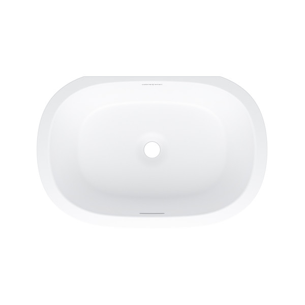Barcelona 21" x 14" Undermount Oval Lavatory Sink - Standard White (Matte) | Model Number: UB-BAR53M-SM-IO