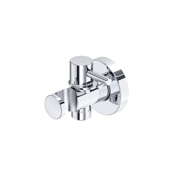 Handshower Outlet With Holder And Integrated Volume Control - Chrome | Model Number: 0126WOAPC