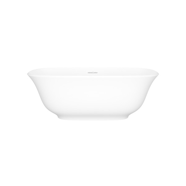 Amiata 60" X 29" Freestanding Soaking Bathtub - Standard Matte White | Model Number: AMT2M-N-SM-NO