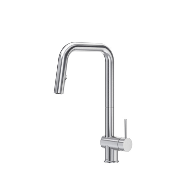 Azure Pull-Down Kitchen Faucet With U-Spout - Stainless Steel | Model Number: AZSQ201SS