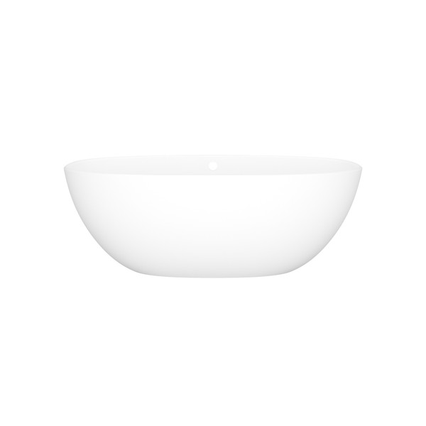 Barcelona 60" x 29" Freestanding Soaking Bathtub - Standard White (Matte) | Model Number: BA4M-N-SM-OF