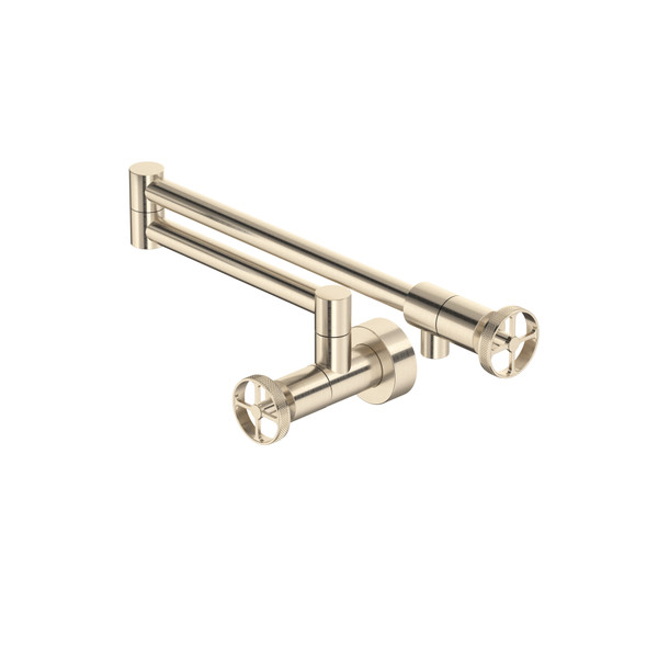 Campo™ Pot Filler - Satin Nickel | Model Number: CP62W1IWSTN
