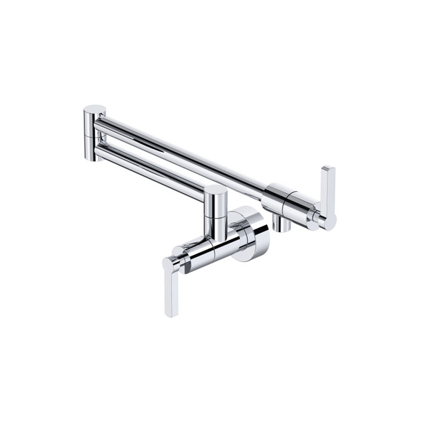 Lombardia® Pot Filler - Polished Chrome | Model Number: LB62W1LMAPC