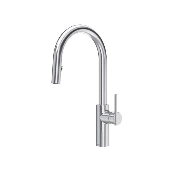 Lateral™ Pull-Down Kitchen Faucet With C-Spout - Stainless Steel | Model Number: LT201SS