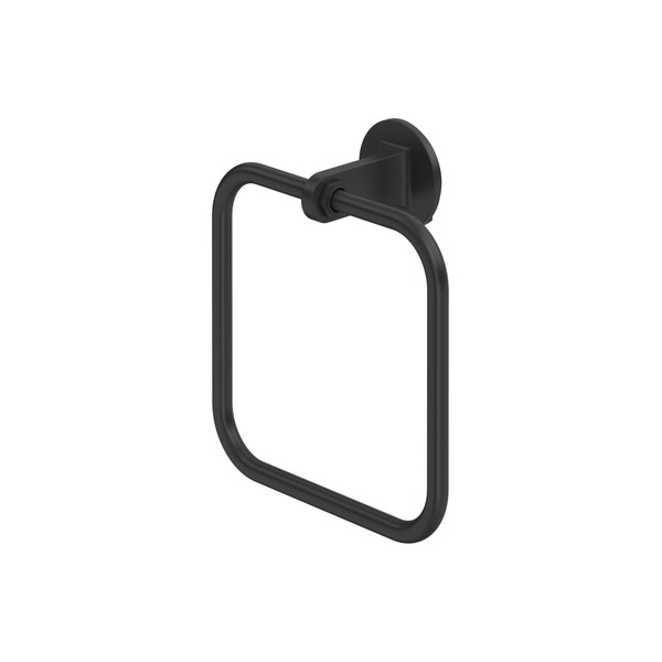 Modelle™ Towel Ring - Matte Black | Model Number: MD25WTRMB