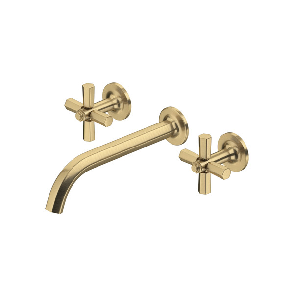 Modelle Wall Mount Bathroom Faucet Trim - Antique Gold | Model Number: TMD08W3XMAG