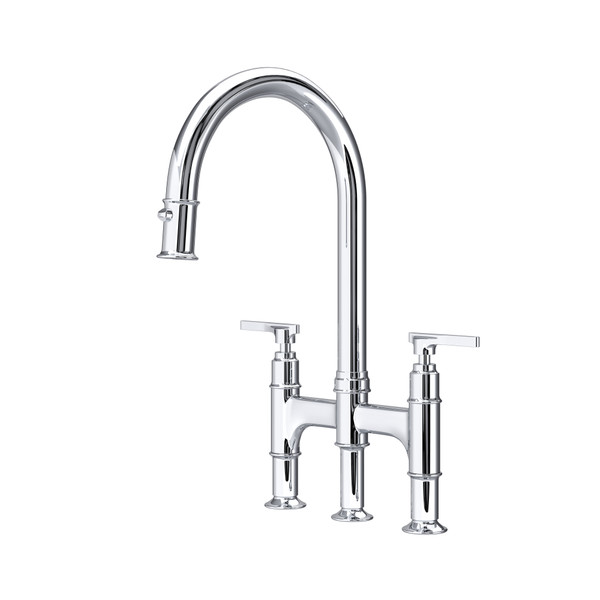 Perrin & Rowe Southbank™ Pull-Down Bridge Kitchen Faucet