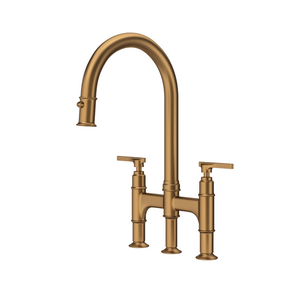 Southbank™ Pull-Down Bridge Kitchen Faucet - English Bronze | Model Number: U.SB58D3LMEB